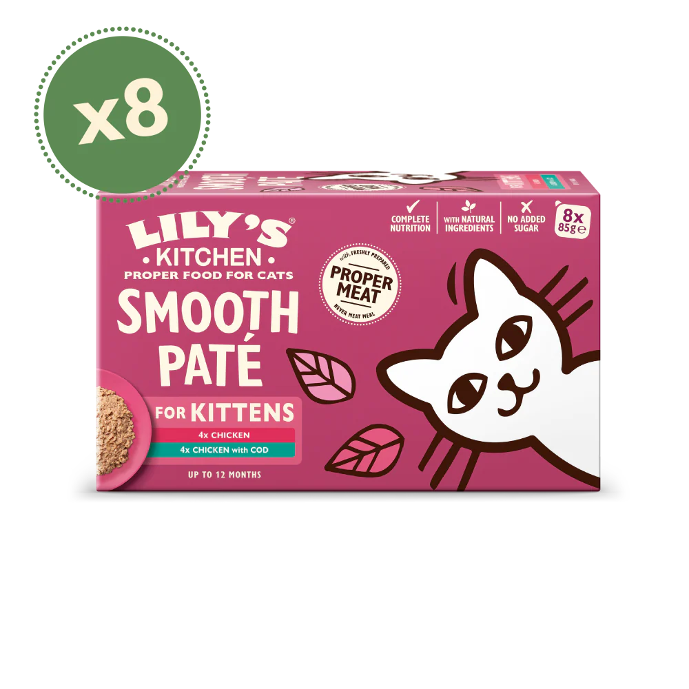 Paté Selection Multipack for Kittens (8 x 85g)