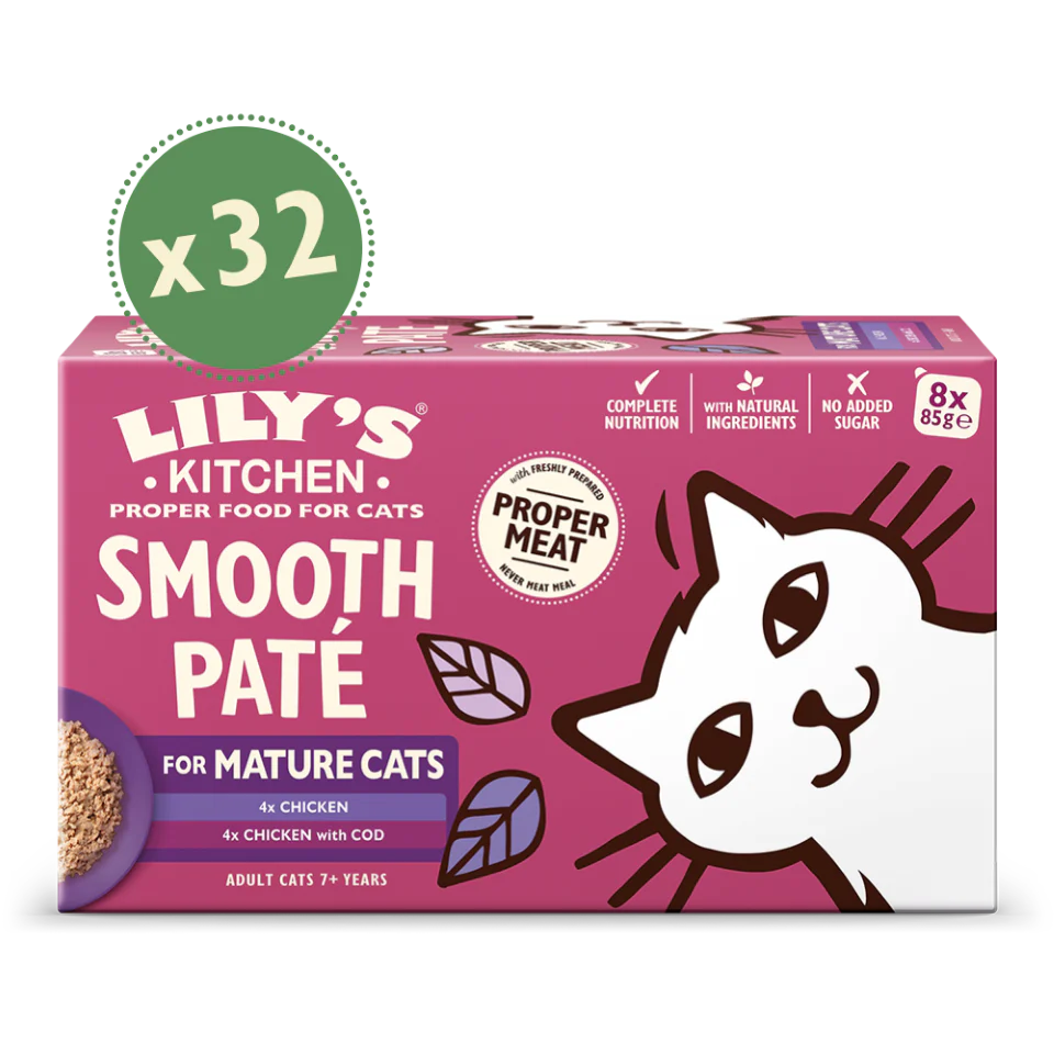 Paté Selection Multipack for Mature Cats (32 x 85g)