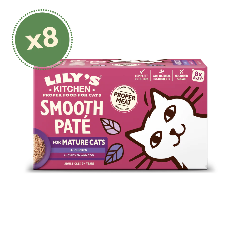 Paté Selection Multipack for Mature Cats (8 x 85g)